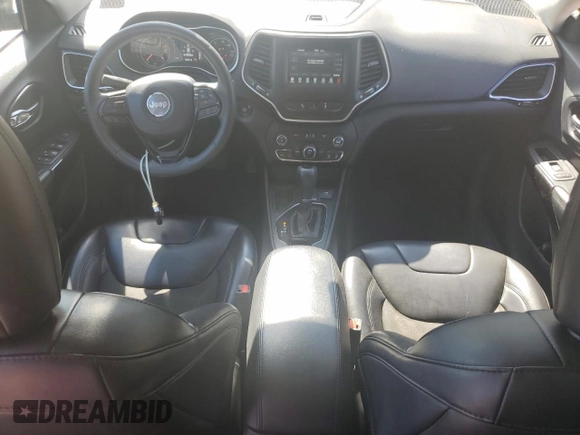 2021 Jeep Cherokee Altitude with VIN 1C4PJLLB4MD220993, listed as a Copart auction lot 53300585 with 92,387 mi miles and Salvage title. Bid and sale history available at DreamBid. Image 8.