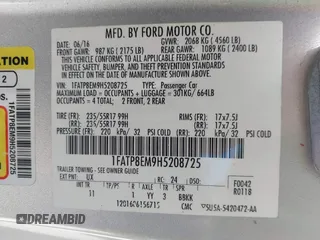 2017 Ford Mustang V6 z VIN 1FATP8EM9H5208725, wystawiony jako IAAI lot #41838293 z przebiegiem 88 780 mil mil oraz . Historia ofert i sprzedaży dostępna na DreamBid. Obrazek 9.