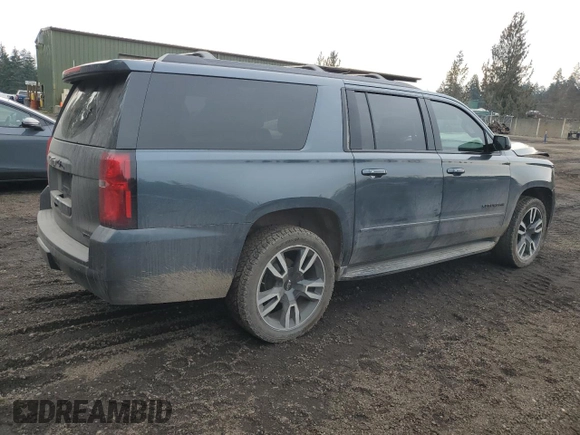 2019 Chevrolet Suburban Premier with VIN 1GNSKJKJ0KR215401, listed as a Copart auction lot 43479535 with Not Provided miles and Salvage Title. Bid and sale history available at DreamBid. Image 3.