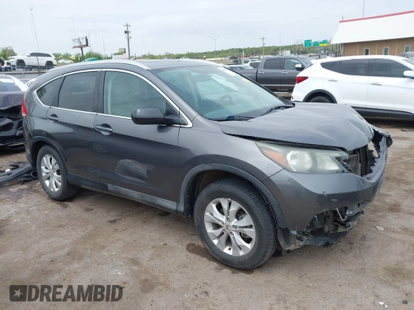 2014 Honda CR-V EX-L with VIN 2HKRM3H78EH517362, listed as a IAAI auction lot 42045600 with 109,605 mi miles and . Bid and sale history available at carsss.com. Image 1.