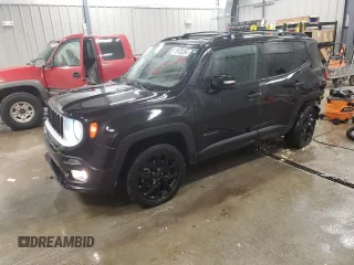 2018 Jeep Renegade Altitude with VIN ZACCJBBB8JPH68678, listed as a Copart auction lot 79133264 with 52,459 mi miles and Salvage title. Bid and sale history available at DreamBid. Image 1.