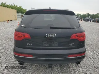 2015 Audi Q7 Premium Plus with VIN WA1LGAFE7FD013387, listed as a Copart auction lot 57763295 with 122,412 mi miles and Salvage title. Bid and sale history available at DreamBid. Image 6.