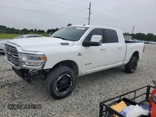 2024 Ram 2500 Laramie with VIN 3C6UR5NL4RG377891, listed as a Copart auction lot 54351375 with 13,834 mi miles and Salvage title. Bid and sale history available at DreamBid. Image 1.