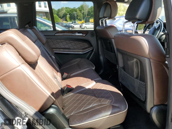 2015 Mercedes-Benz GL-Class GL 550 with VIN 4JGDF7DE0FA595106, listed as a Copart auction lot 68637723 with 120,371 mi miles. Bid and sale history available at carsss.com. Image 10.