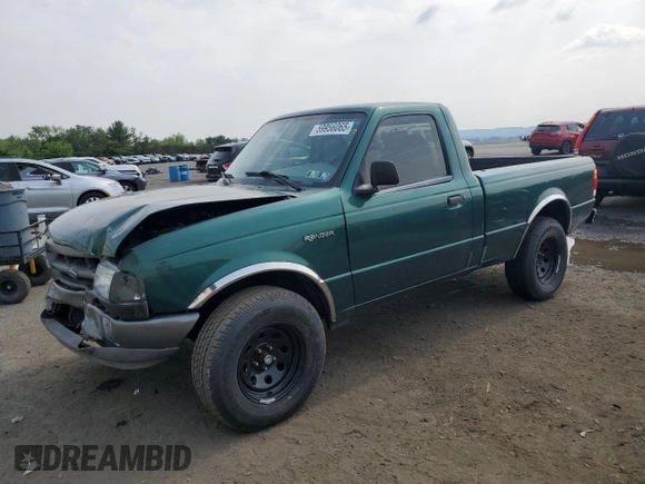 2000 Ford Ranger XLT with VIN 1FTYR10X8YTA65040, listed as a Copart auction lot 59956065 with 112,532 mi miles and Salvage title. Bid and sale history available at DreamBid. Image 1.