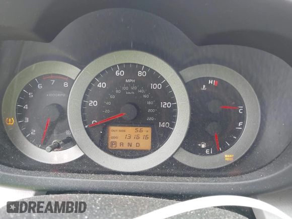 2008 Toyota RAV4 with VIN JTMBD33V985174122, listed as a IAAI auction lot 42050652 with 131,616 mi miles. Bid and sale history available at carsss.com. Image 7.