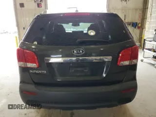 2011 Kia Sorento LX with VIN 5XYKT3A12BG138645, listed as a Copart auction lot 53482805 with 182,387 mi miles and Salvage Title. Bid and sale history available at DreamBid. Image 6.