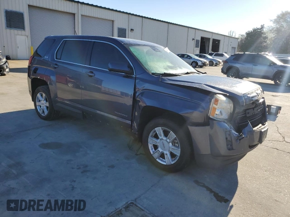 2013 GMC Terrain SLE with VIN 2GKALMEK0D6395988, listed as a Copart auction lot 49456625 with 228,569 mi miles and Salvage title. Bid and sale history available at DreamBid. Image 4.