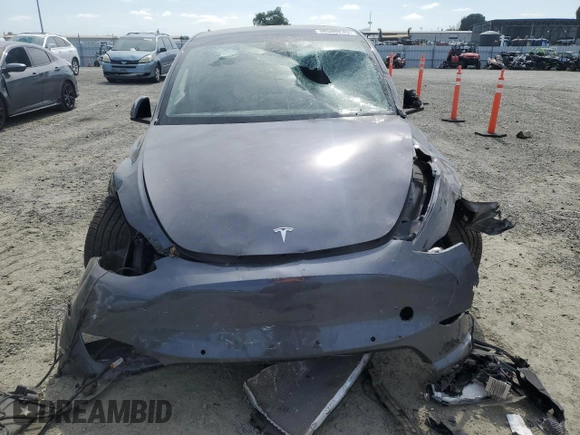 2021 Tesla Model Y Performance with VIN 5YJYGDEF2MF262273, listed as a Copart auction lot 50569245 with 90,879 mi miles and Salvage Title. Bid and sale history available at DreamBid. Image 5.