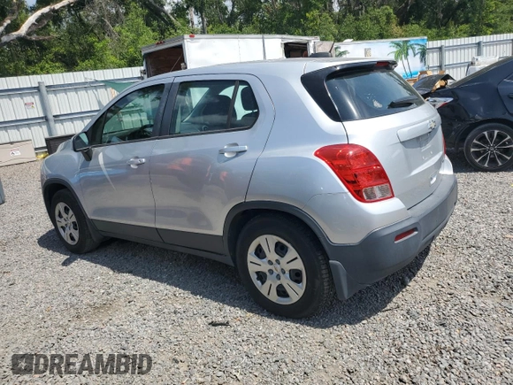 2016 Chevrolet Trax LS z VIN 3GNCJKSB8GL240048, wystawiony jako Copart lot #58243975 z przebiegiem 96 362 mil mil oraz Szkoda całkowita • Salvage title. Historia ofert i sprzedaży dostępna na DreamBid. Obrazek 2.
