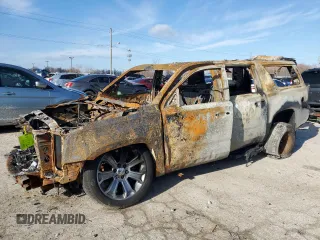 2018 GMC Yukon XL SLT z VIN 1GKS2GKCXJR205121, wystawiony jako Copart lot #83954824 z przebiegiem Nie podano mil oraz Nie do naprawy • Non repairable. Historia ofert i sprzedaży dostępna na DreamBid. Obrazek 1.
