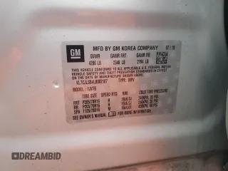 2020 Chevrolet Trax LT z VIN KL7CJLSB4LB002107, wystawiony jako Copart lot #44895795 z przebiegiem 54 553 mil mil oraz Szkoda całkowita • Salvage title. Historia ofert i sprzedaży dostępna na DreamBid. Obrazek 13.