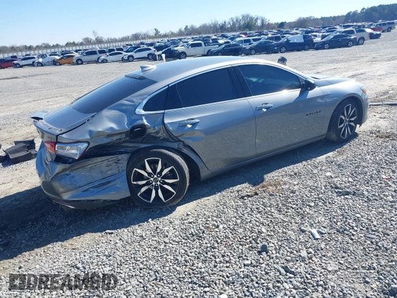 2023 Chevrolet Malibu RS with VIN 1G1ZG5ST3PF179884, listed as a IAAI auction lot 41586349 with 25,115 mi miles and . Bid and sale history available at DreamBid. Image 4.