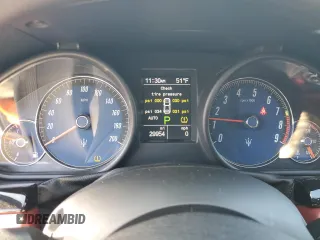 2015 Maserati GranTurismo Sport with VIN ZAM45MMAXF0155477, listed as a Copart auction lot 81116633 with 29,954 mi miles and Salvage title. Bid and sale history available at DreamBid. Image 9.