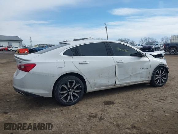 2020 Chevrolet Malibu RS with VIN 1G1ZG5ST6LF137557, listed as a IAAI auction lot 41642962 with 100,313 mi miles and . Bid and sale history available at DreamBid. Image 13.
