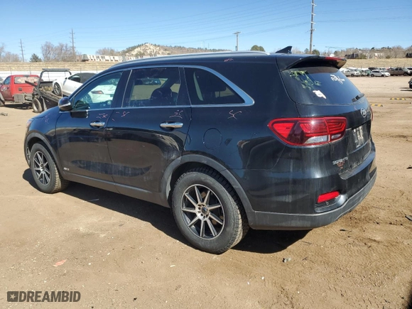 2019 Kia Sorento S V6 with VIN 5XYPGDA58KG450617, listed as a Copart auction lot 47320295 with 66,053 mi miles and Salvage Title. Bid and sale history available at carsss.com. Image 2.