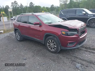 2019 Jeep Cherokee Latitude Plus with VIN 1C4PJMLB3KD195412, listed as a IAAI auction lot 42117860 with 177,178 mi miles. Bid and sale history available at carsss.com. Image 1.