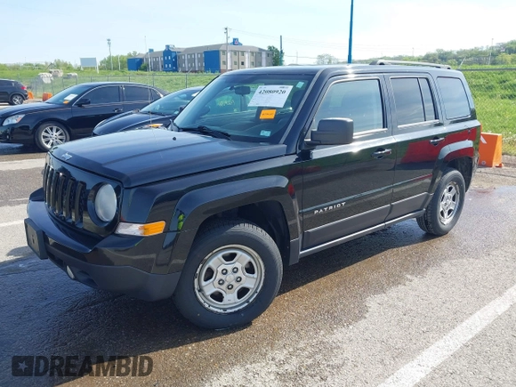 2013 Jeep Patriot Sport with VIN 1C4NJPBA1DD272752, listed as a IAAI auction lot 42080920 with 153,526 mi miles. Bid and sale history available at carsss.com. Image 2.