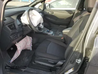 2025 Nissan LEAF S with VIN 1N4AZ1BV0SC563095, listed as a Copart auction lot 45959975 with 669 mi miles and Salvage Title. Bid and sale history available at carsss.com. Image 7.