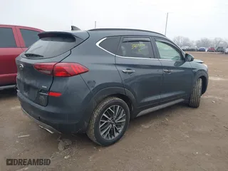 2021 Hyundai Tucson Sport with VIN KM8J3CAL9MU381508, listed as a IAAI auction lot 41538535 with 53,818 mi miles. Bid and sale history available at carsss.com. Image 4.