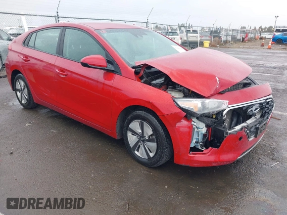 2022 Hyundai Ioniq Blue with VIN KMHC65LC7NU267999, listed as a IAAI auction lot 41583148 with 75,902 mi miles and . Bid and sale history available at DreamBid. Image 1.