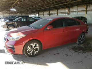 2021 Kia Forte LXS with VIN 3KPF24AD7ME297634, listed as a Copart auction lot 45760395 with 84,804 mi miles and Salvage Title. Bid and sale history available at DreamBid. Image 1.