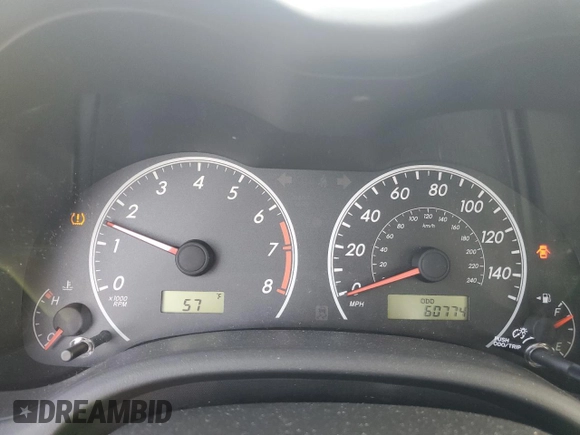 2013 Toyota Corolla L with VIN 2T1BU4EE4DC026895, listed as a Copart auction lot 53232715 with 60,774 mi miles and Salvage Title. Bid and sale history available at DreamBid. Image 9.