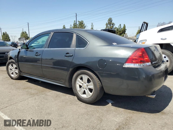 2014 Chevrolet Impala LS with VIN 2G1WA5E37E1105968, listed as a Copart auction lot 61287875 with 73,497 mi miles and Salvage title. Bid and sale history available at DreamBid. Image 2.