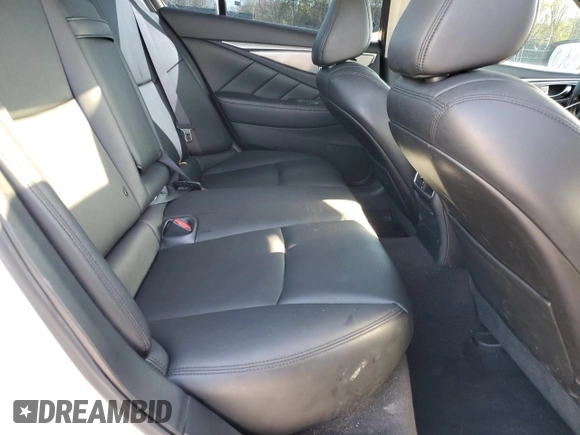 2015 Infiniti Q50 Premium with VIN JN1BV7AR7FM396450, listed as a Copart auction lot 54966605 with 179,342 mi miles and Salvage Title. Bid and sale history available at carsss.com. Image 10.