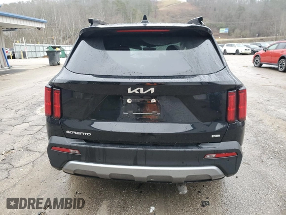 2023 Kia Sorento X-Line SX Prestige with VIN 5XYRKDLF9PG224459, listed as a Copart auction lot 85465904 with 25,136 mi miles and Salvage Title. Bid and sale history available at DreamBid. Image 6.