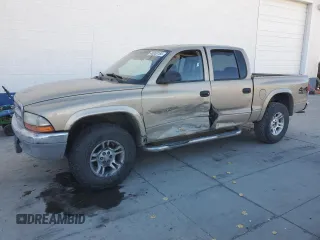 2002 Dodge Dakota SLT z VIN 1B7HG48N22S559708, wystawiony jako Copart lot #46359165 z przebiegiem 235 537 mil mil oraz Szkoda całkowita • Salvage title. Historia ofert i sprzedaży dostępna na DreamBid. Obrazek 1.