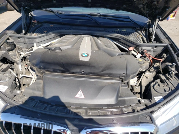 2018 BMW X6 xDrive50i with VIN 5UXKU6C56J0Z66540, listed as a Copart auction lot 56961962 with 54,238 mi miles. Bid and sale history available at carsss.com. Image 7.