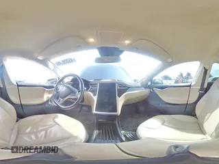 2015 Tesla Model S 85D with VIN 5YJSA1E27FF108017, listed as a Copart auction lot 45326545 with 119,065 mi miles and Salvage Title. Bid and sale history available at carsss.com. Image 13.