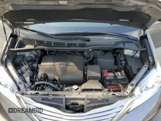 2017 Toyota Sienna XLE with VIN 5TDDZ3DC7HS176274, listed as a Copart auction lot 59899245 with 58,325 mi miles and Salvage title. Bid and sale history available at DreamBid. Image 12.