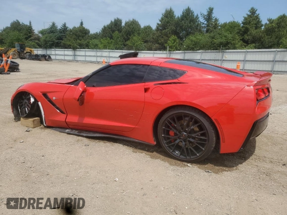 2016 Chevrolet Corvette Z51 3LT с VIN 1G1YM2D79G5112599, выставлен на аукционе Copart как лот 59691115 с пробегом 41 882 миль миль и Списание • Salvage title. История ставок и продаж доступна на DreamBid. Изображение 2.