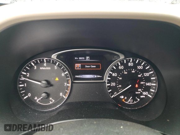 2017 Nissan Pathfinder SL with VIN 5N1DR2MM0HC648797, listed as a Copart auction lot 57584855 with 176,523 mi miles and Salvage title. Bid and sale history available at DreamBid. Image 9.
