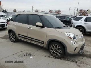 2014 FIAT 500L Trekking with VIN ZFBCFADHXEZ018223, listed as a Copart auction lot 80193974 with 96,651 mi miles and Clean Title. Bid and sale history available at carsss.com. Image 4.