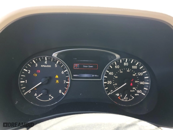 2017 Nissan Pathfinder SV with VIN 5N1DR2MN5HC633379, listed as a Copart auction lot 48218465 with 96,826 mi miles and Salvage Title. Bid and sale history available at carsss.com. Image 9.