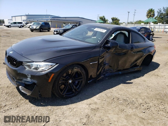 2015 BMW M4 with VIN WBS3R9C5XFK335271, listed as a Copart auction lot 66409263 with 0 mi miles. Bid and sale history available at carsss.com. Image 1.