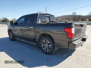 2017 Nissan Titan SL with VIN 1N6AA1E6XHN536809, listed as a Copart auction lot 47956345 with 135,207 mi miles and Salvage title. Bid and sale history available at DreamBid. Image 2.