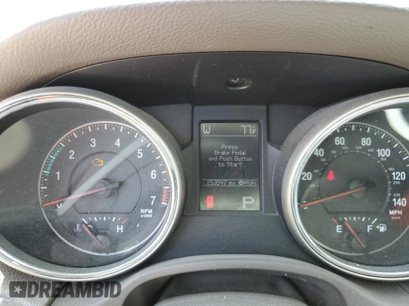 2011 Jeep Grand Cherokee Laredo with VIN 1J4RR4GG5BC543248, listed as a Copart auction lot 61735955 with 153,547 mi miles and Salvage title. Bid and sale history available at DreamBid. Image 9.