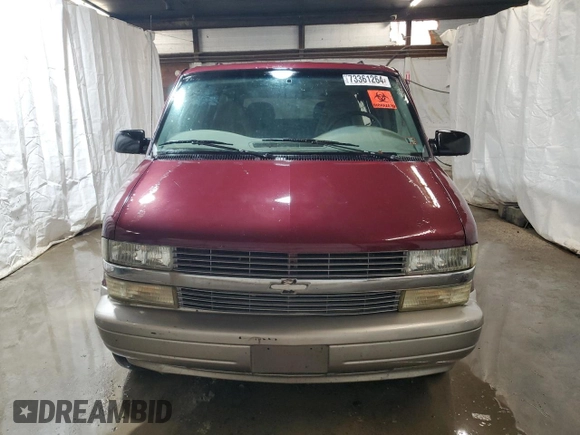 2004 Chevrolet Astro z VIN 1GNEL19X74B127199, wystawiony jako Copart lot #73361264 z przebiegiem Nie podano mil oraz Szkoda całkowita • Salvage title. Historia ofert i sprzedaży dostępna na DreamBid. Obrazek 5.
