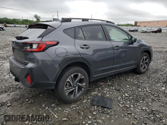 2024 Subaru Crosstrek Premium with VIN JF2GUADC6RH294744, listed as a Copart auction lot 55848795 with 8,611 mi miles and Salvage title. Bid and sale history available at DreamBid. Image 3.