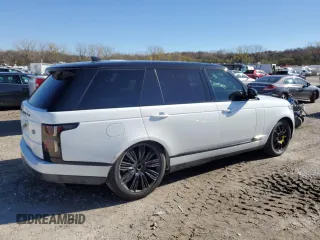 2020 Land Rover Range Rover z VIN SALGS5SE1LA579733, wystawiony jako Copart lot #80755964 z przebiegiem 54 848 mil mil oraz Szkoda całkowita • Salvage title. Historia ofert i sprzedaży dostępna na DreamBid. Obrazek 3.