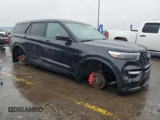 2022 Ford Explorer ST z VIN 1FM5K8GC7NGA49592, wystawiony jako Copart lot #51261825 z przebiegiem Nie podano mil oraz Czysty tytuł • Clean title. Historia ofert i sprzedaży dostępna na DreamBid. Obrazek 4.