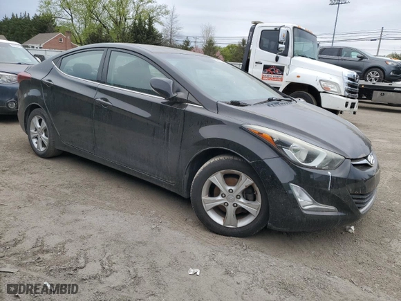 2016 Hyundai Elantra Value Edition with VIN KMHDH4AE7GU474909, listed as a Copart auction lot 53923735 with 168,676 mi miles and Clean Title. Bid and sale history available at carsss.com. Image 4.