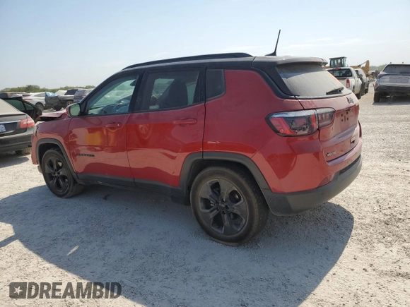 2020 Jeep Compass Altitude with VIN 3C4NJCBB5LT135856, listed as a Copart auction lot 76498864 with Not Provided miles and Salvage Title. Bid and sale history available at carsss.com. Image 2.