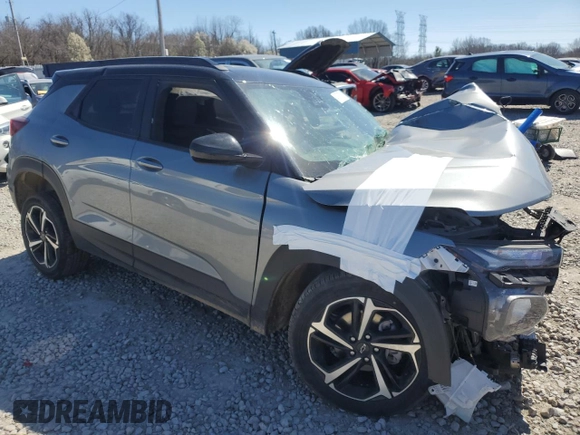 2023 Chevrolet TrailBlazer RS with VIN KL79MTSL7PB064584, listed as a Copart auction lot 47987805 with Not Provided miles and Salvage Title. Bid and sale history available at DreamBid. Image 4.