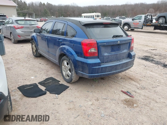 2009 Dodge Caliber SXT with VIN 1B3HB48AX9D116489, listed as a IAAI auction lot 41424585 with 45,546 mi miles and . Bid and sale history available at DreamBid. Image 3.