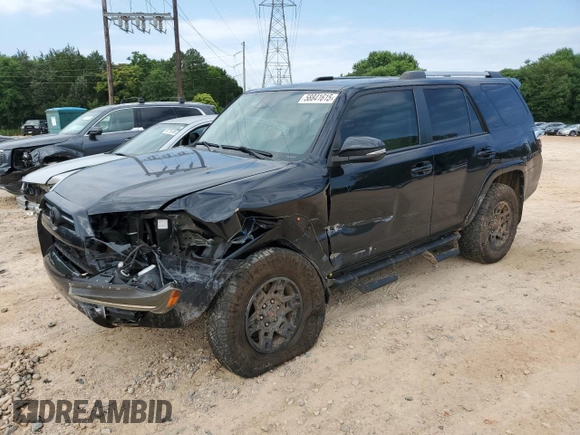 2020 Toyota 4Runner SR5 with VIN JTEBU5JR6L5753722, listed as a Copart auction lot 58841615 with 90,985 mi miles and Salvage title. Bid and sale history available at DreamBid. Image 1.